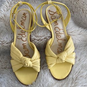 Sam Edelman yellow sandal
